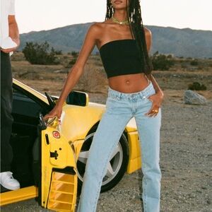 Abrand Women's Jeans Walk Away 99 Low Straight Jean size 28